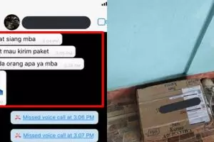 Aksi nyeleneh kurir saat rumah penerima kosong ini tak biasa