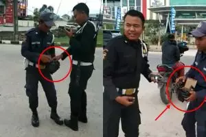 Viral video oknum sekuriti tebar paku di jalanan, bikin heboh