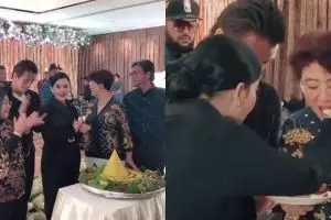 8 Momen perayaan ultah Syahrini ke-37, sederhana penuh tawa
