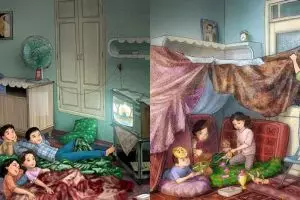 10 Komik lika-liku kehidupan keluarga ini bikin kangen rumah