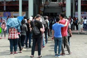 Pengunjung membludak di hari pertama penyelenggaraan Jicomfest