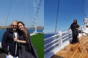 Liburan ke Labuan Bajo, Maia Estianty boyong keluarga naik jet pribadi