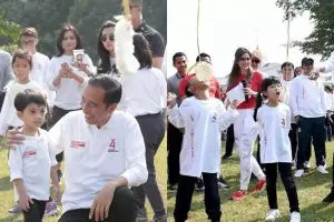 7 Momen Jan Ethes lomba makan kerupuk, didampingi Jokowi