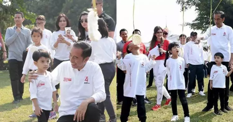 7 Momen Jan Ethes lomba makan kerupuk, didampingi Jokowi