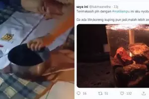 8 Pengganti listrik ala warganet saat lampu mati, kreatif banget