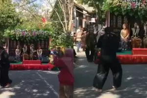 Viral pelaminan pernikahan diarak keliling kampung, ini faktanya