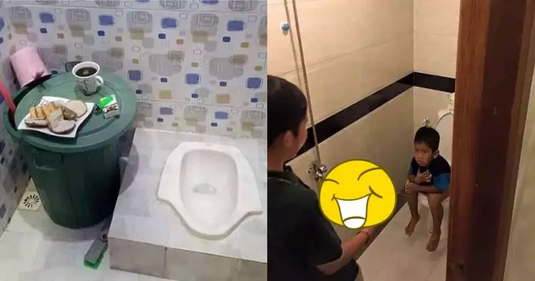 9 Kelakuan lucu orang di kamar mandi ini bikin nggak habis pikir