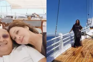 10 Momen liburan Maia Estianty di Labuan Bajo, pakai kapal mewah