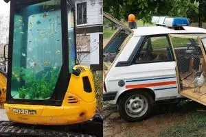 10 Kreasi dari mobil bekas ini hasilnya bikin melongo