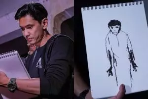 10 Wujud penampakan yang dilukis Wisnu Hardana, bikin merinding