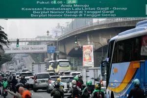 Ganjil genap resmi diperluas, ini 16 ruas jalan yang diberlakukan