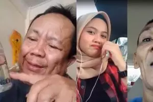 10 Aksi orang tua main TikTok ini bikin nyengir