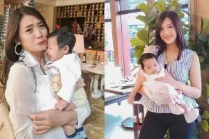 Jadi ibu baru, ini 10 momen Anissa Aziza saat asuh buah hati