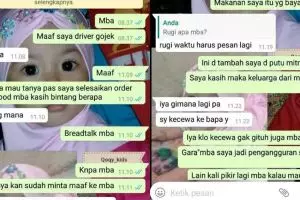 Beri driver ojek online bintang 1, alasan penumpang ini bikin kesal