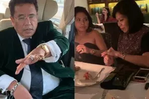 Dapat kejutan saat tidur, wajah istri Hotman Paris curi perhatian