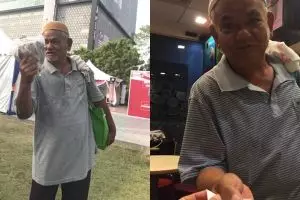 Demi istri yang sakit, pria ini rela tempuh 100 km jualan ikan asin