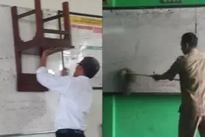 10 Tingkah lucu guru saat mengajar di kelas ini bikin tepuk jidat