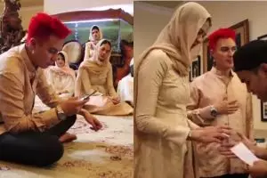 10 Momen syukuran empat bulan kehamilan Paula Verhoeven, haru