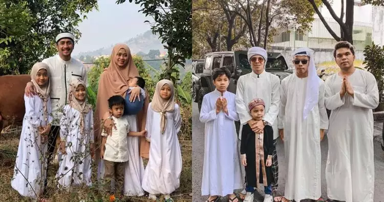 Momen 11 seleb rayakan Idul Adha bersama keluarga, kompak abis
