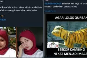 10 Cuitan lucu ucapan Selamat Idul Adha ini bikin cekikikan