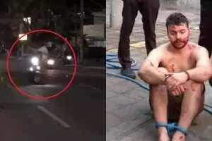 Viral turis asing di Bali ngamuk dan tendang pemotor sampai jatuh