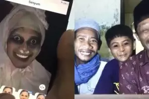 10 Kelakuan orang pakai filter Snapchat ini kelewat kreatif