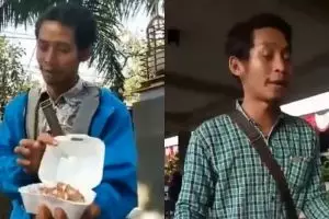 Tawarkan dagangan sambil bahas mantan, aksi pria ini bikin baper