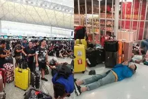 7 Momen atlet renang Indonesia terjebak di Bandara Hong Kong