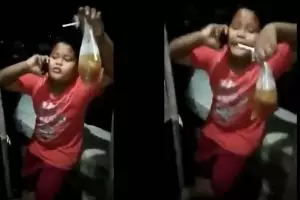 Viral, video bocil es teh dikhianati pacar
