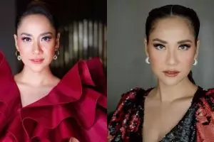 Bunga Citra Lestari pakai jaket jeans coret-coret, harganya fantastis