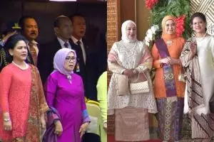 5 Gaya busana Iriana Jokowi yang memesona di sidang tahunan MPR