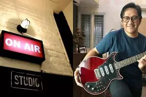 10 Potret studio musik Andre Taulany, banyak aksesori The Beatles