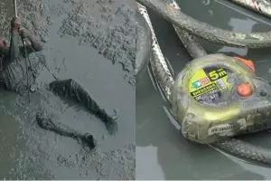 Pria ini terjun dari jembatan selamatkan meteran, alasannya haru