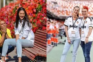 9 Momen babymoon Baim Wong & istri di Spanyol, nonton sepak bola