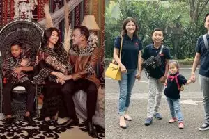 6 Gaya pemotretan keluarga Ruben Onsu bertema etnik, ada Betrand