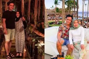 9 Potret liburan Muzdalifah & Fadel di Bali, lengket bak prangko