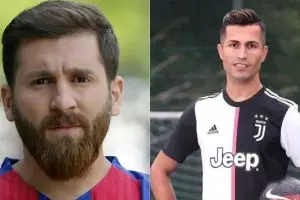 8 Pria ini punya wajah mirip pesepak bola top dunia, bak kembaran