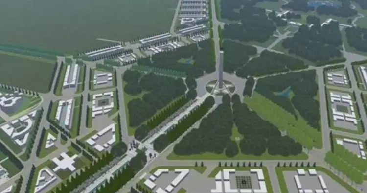 7 Desain awal ibu kota baru di Kalimantan, berkonsep forest city