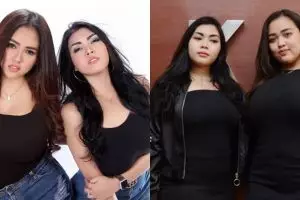 10 Potret kompak Duo Semangka, pedangdut yang dipanggil KPAI 