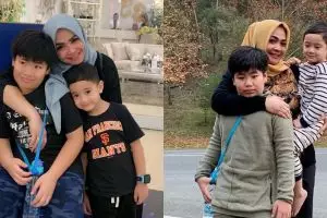 10 Momen kedekatan Rieta Amilia dan putra angkatnya, kompak abis