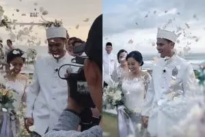 10 Tahun pacaran, ini 10 momen pernikahan Asta RAN & Nurul Aziza