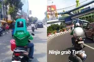 11 Potret driver ojek online bawa perabot rumah tangga, duh!