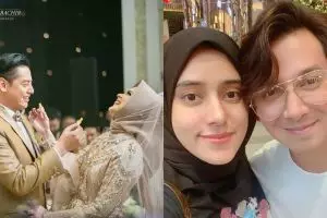 Gaya Sonny Septian hadiri resepsi Cut Meyriska & Roger jadi sorotan