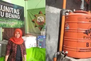 Yu Ning, istikamah 7 tahun memanen air hujan jadi air minum