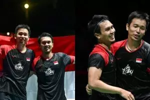 Foto Hendra/Ahsan berdoa sebelum final ini bikin netizen haru