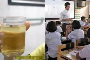 Guru ini suruh siswa minum air urinnya, alasannya tak masuk akal
