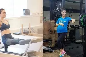 Jaga kondisi tubuh, 7 seleb ini tetap rutin olahraga saat hamil