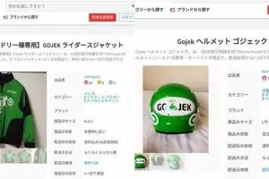 Dijual di e-commerce Jepang, harga helm ojek online ini fantastis