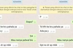 Niatnya tanya tiket bus, cewek ini malah dilabrak istri kernet