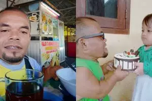 Jarang terekspos, ini 7 potret kedekatan Ucok Baba dan anak bungsu